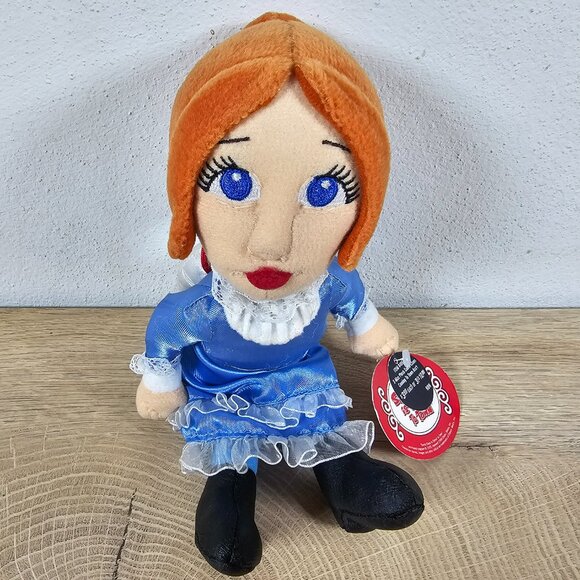 Stuffins Santa Claus Is Coming To Town Miss Jessica Plush Doll w/ Tags VTG 8" - Picture 3 of 12